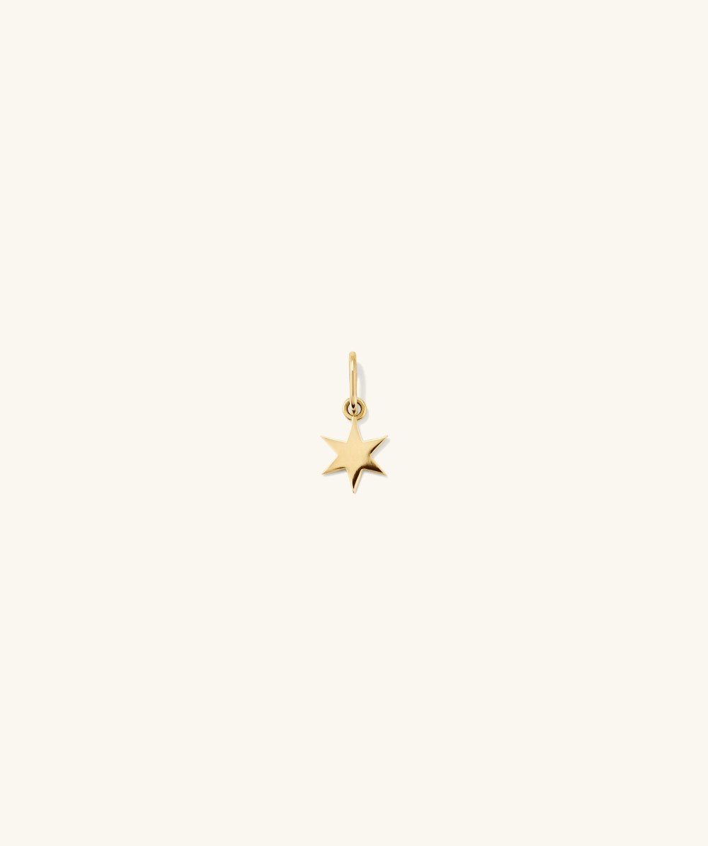 Mejuri Star Charm - 14k Yellow Gold