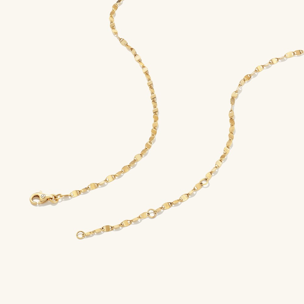 Mejuri Anchor Chain Necklace - 14k Yellow Gold