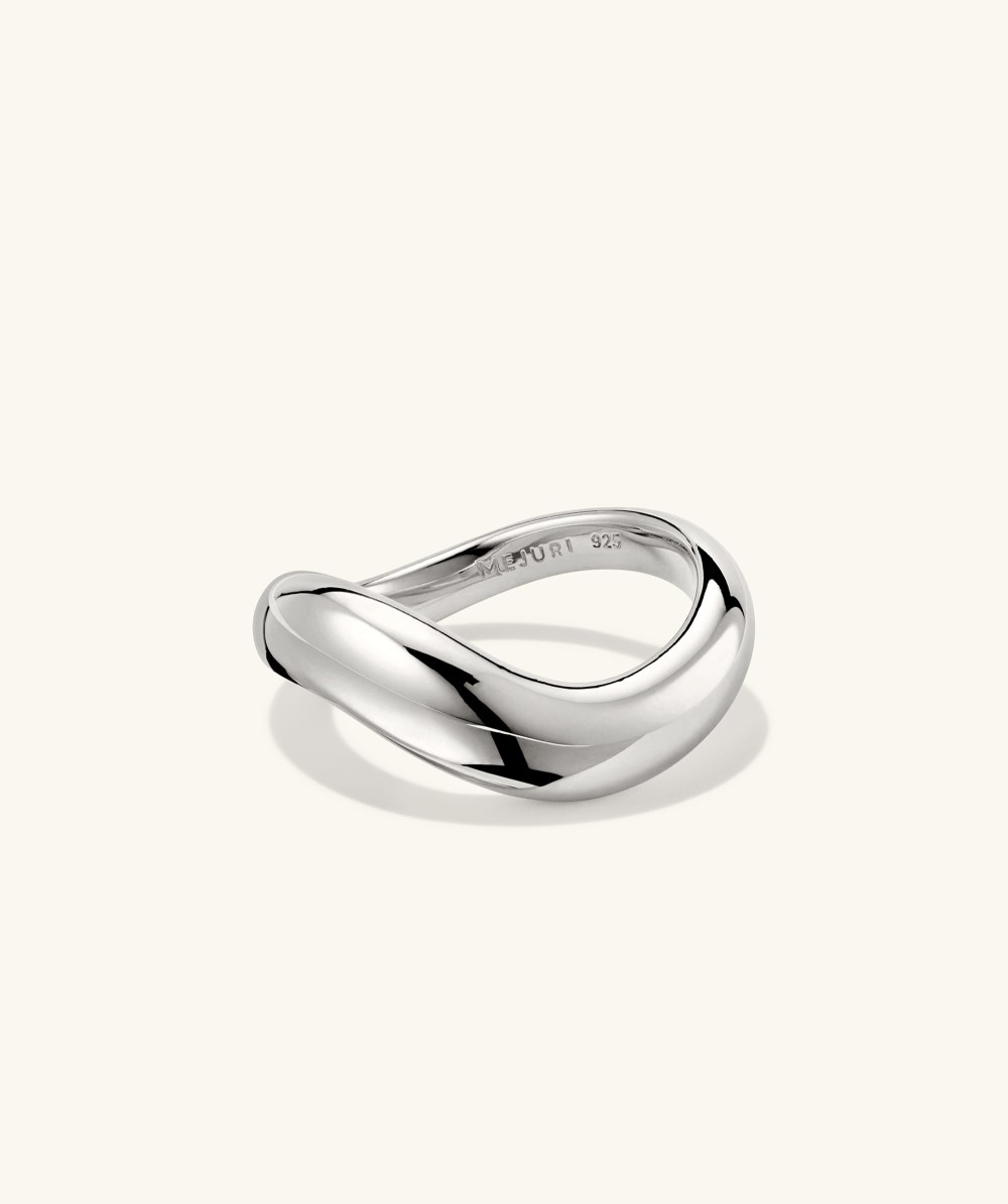 Mejuri Dôme Figure Ring - Sterling Silver