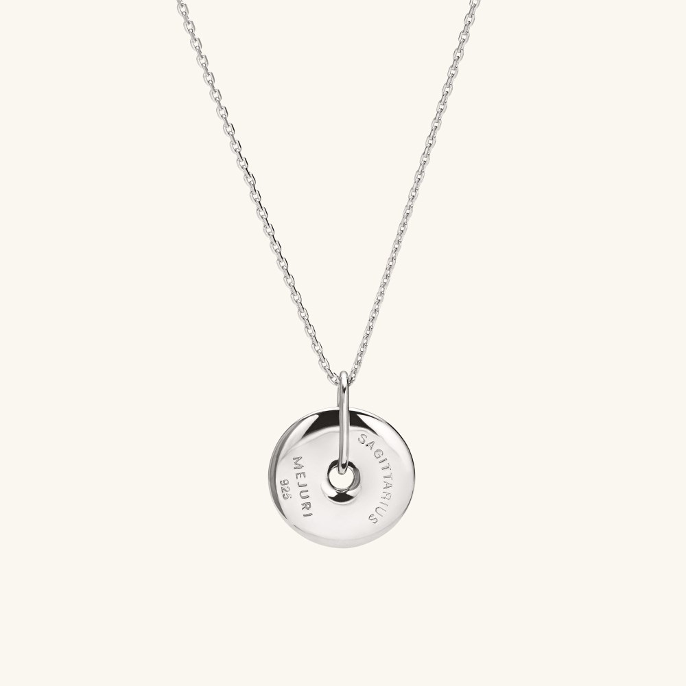 Mejuri Zodiac Pendant Necklace - Sterling Silver