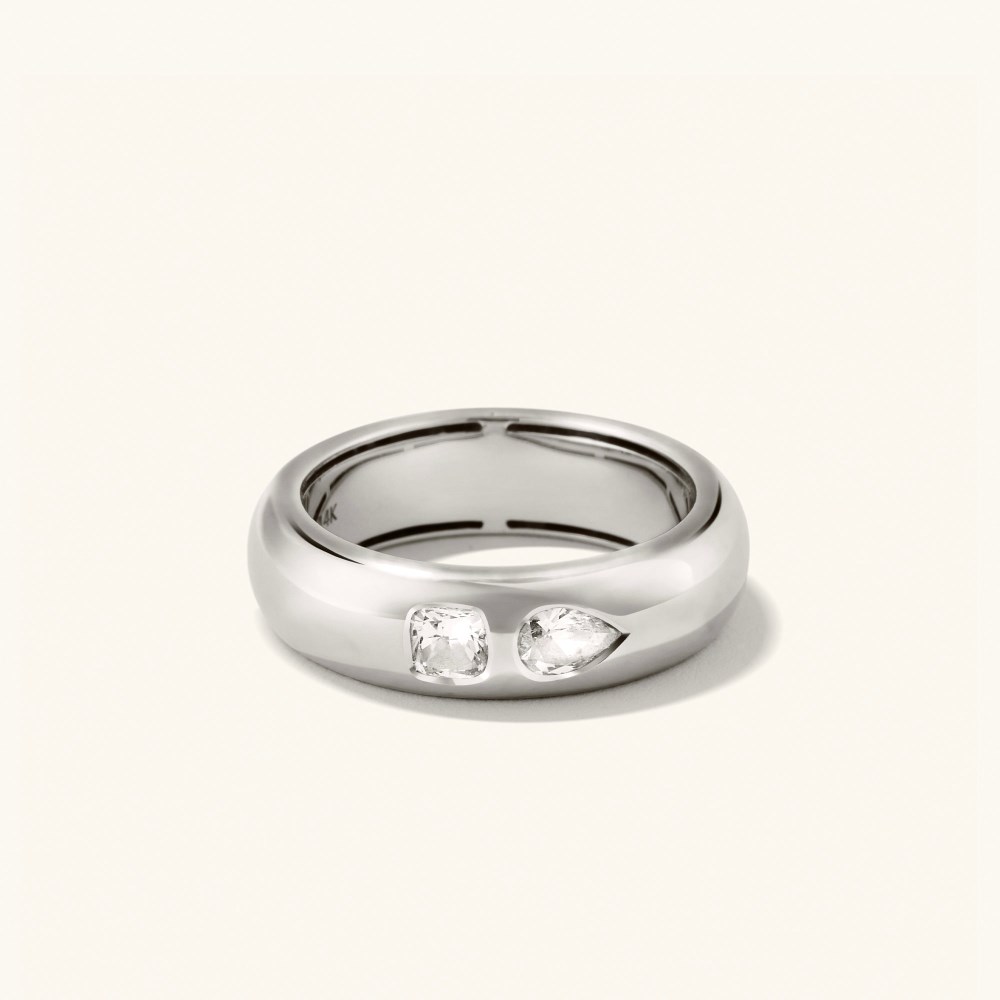 Mejuri Toi et Moi Diamond Ring - 14k White Gold