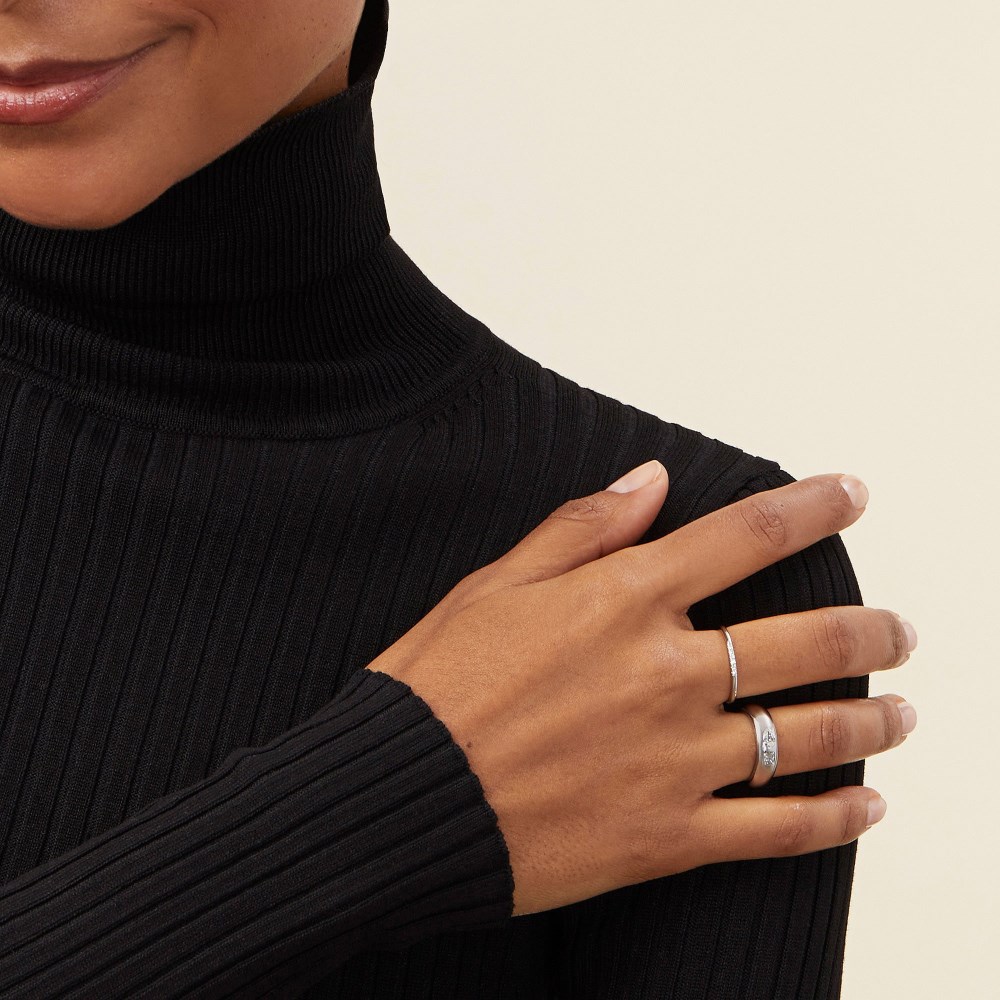 Mejuri Toi et Moi Diamond Ring - 14k White Gold