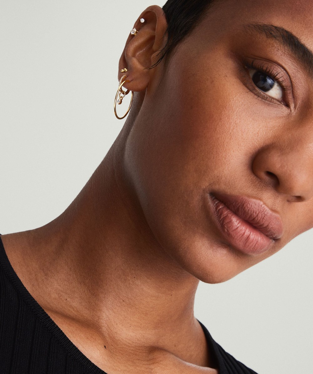 Mejuri Large Hoops - 14k Yellow Gold