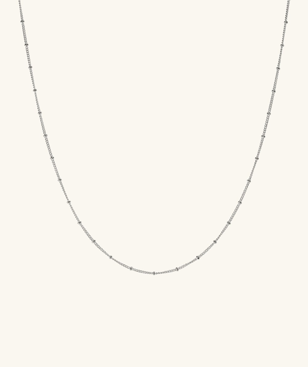 Mejuri Spheres Chain Necklace - Sterling Silver