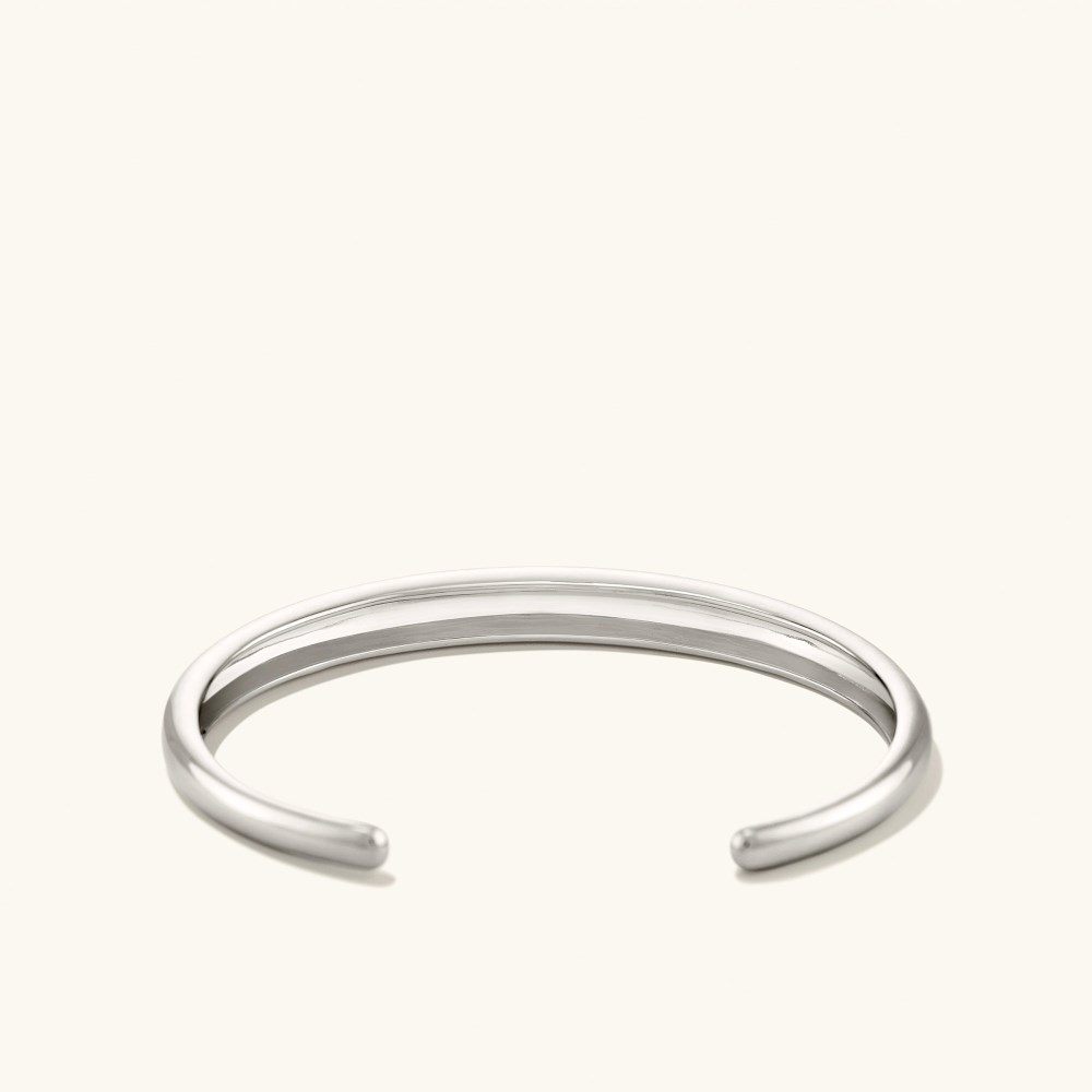 Mejuri Dôme Cuff Bracelet - Sterling Silver
