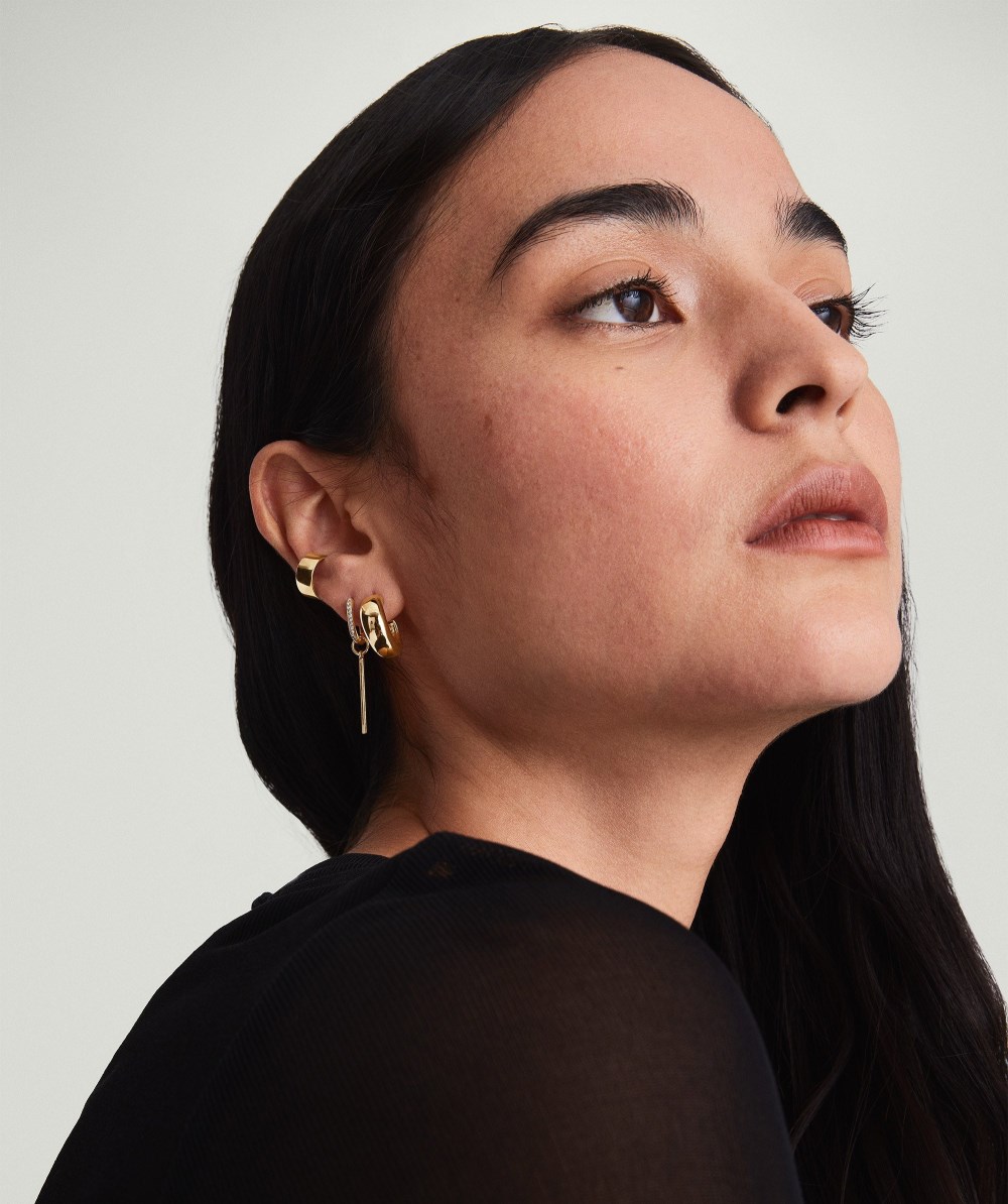 Mejuri Dôme Hoops - Gold Vermeil