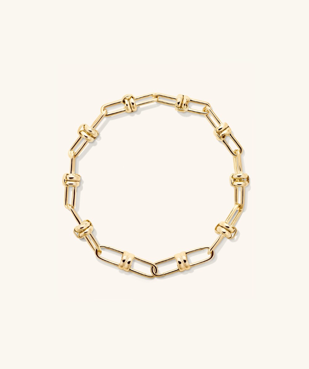Mejuri Base Chain Convertible Bracelet - Gold Vermeil