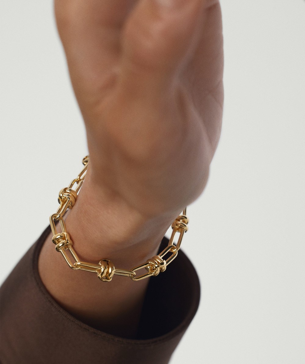 Mejuri Base Chain Convertible Bracelet - Gold Vermeil