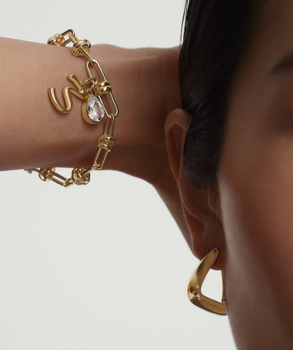 Mejuri Base Chain Convertible Bracelet - Gold Vermeil