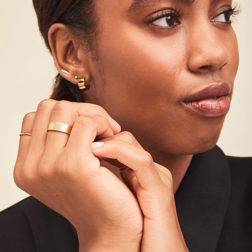 Mejuri Daily Stacker Ring - Gold Vermeil