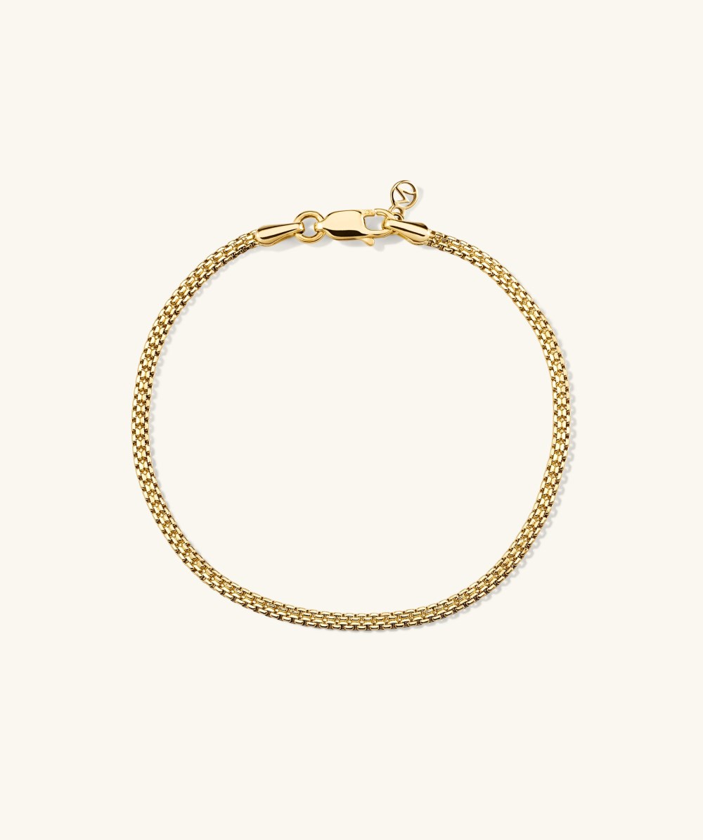 Mejuri Timepiece Chain Bracelet - 14k Yellow Gold