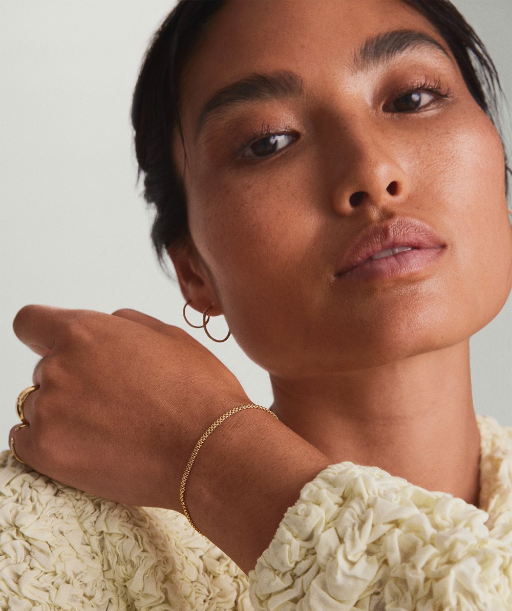 Mejuri Timepiece Chain Bracelet - 14k Yellow Gold