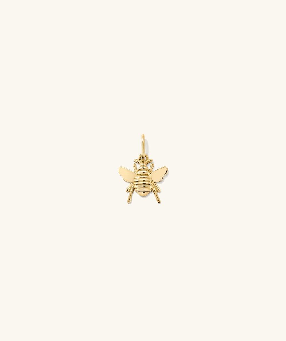 Mejuri Bee Charm - 14k Yellow Gold