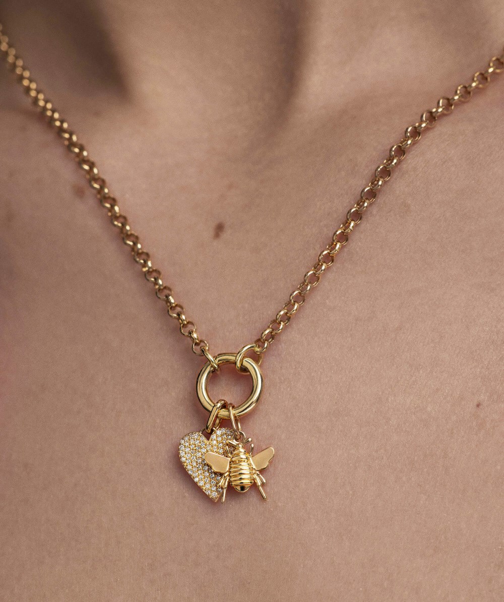Mejuri Bee Charm - 14k Yellow Gold