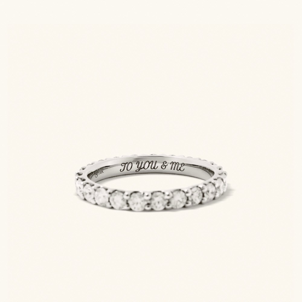 Mejuri Bold Diamond Eternity Ring - 14k White Gold