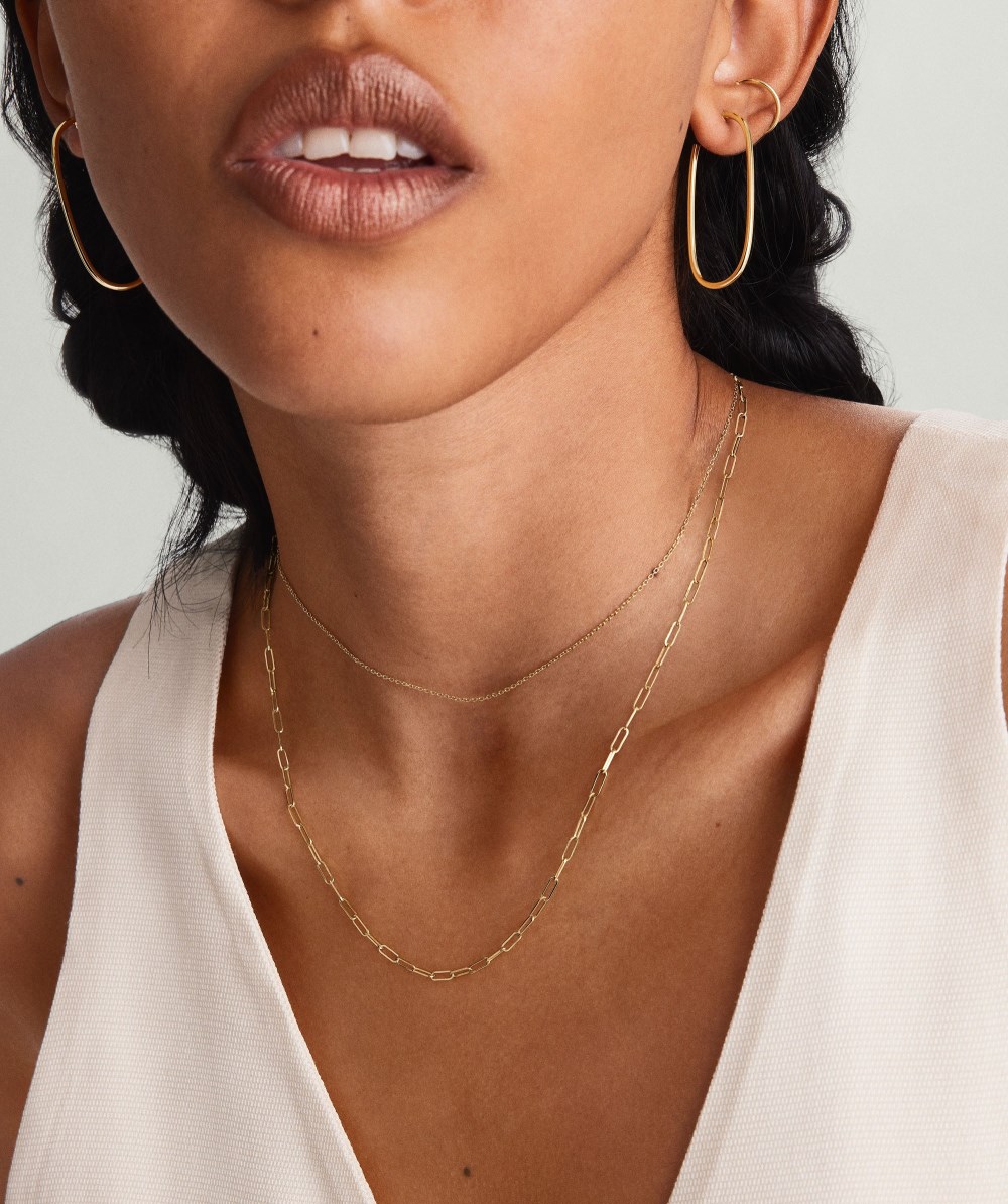 Mejuri Boyfriend Bold Chain Necklace - 14k Yellow Gold