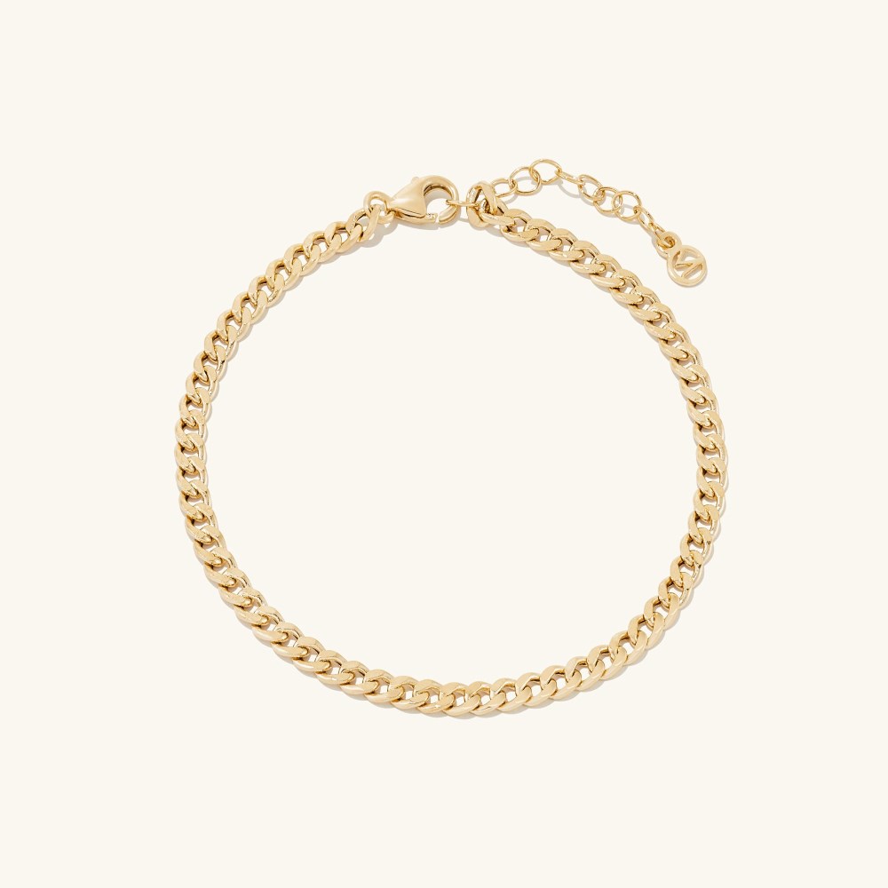 Mejuri Curb Bracelet - 14k Yellow Gold