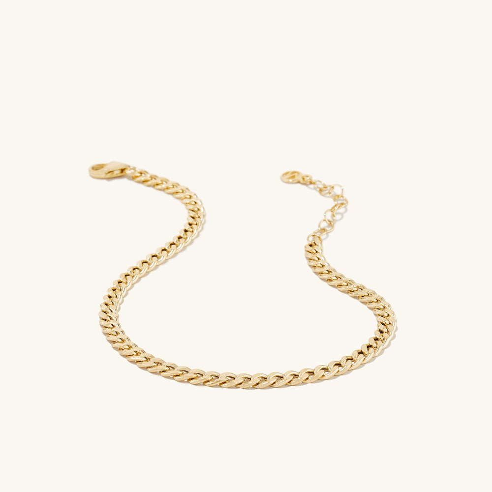 Mejuri Curb Bracelet - 14k Yellow Gold