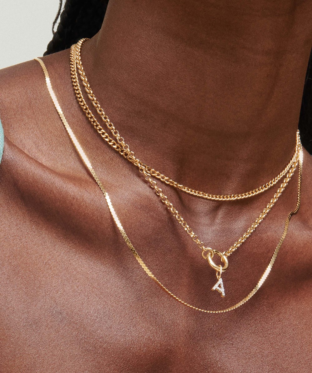 Mejuri Curb Chain Necklace - 14k Yellow Gold