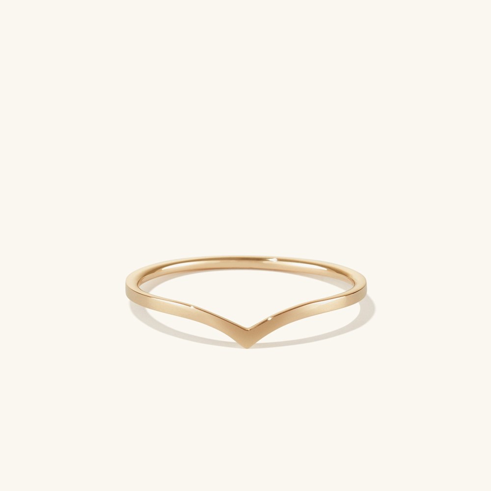 Mejuri Wishbone Ring - 14k Yellow Gold