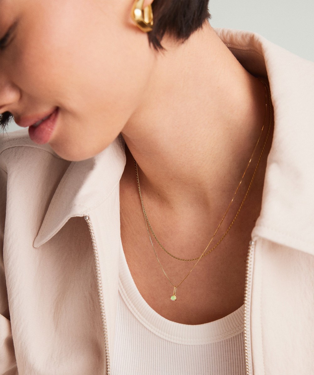 Mejuri Birthstone Charm - 14k Yellow Gold