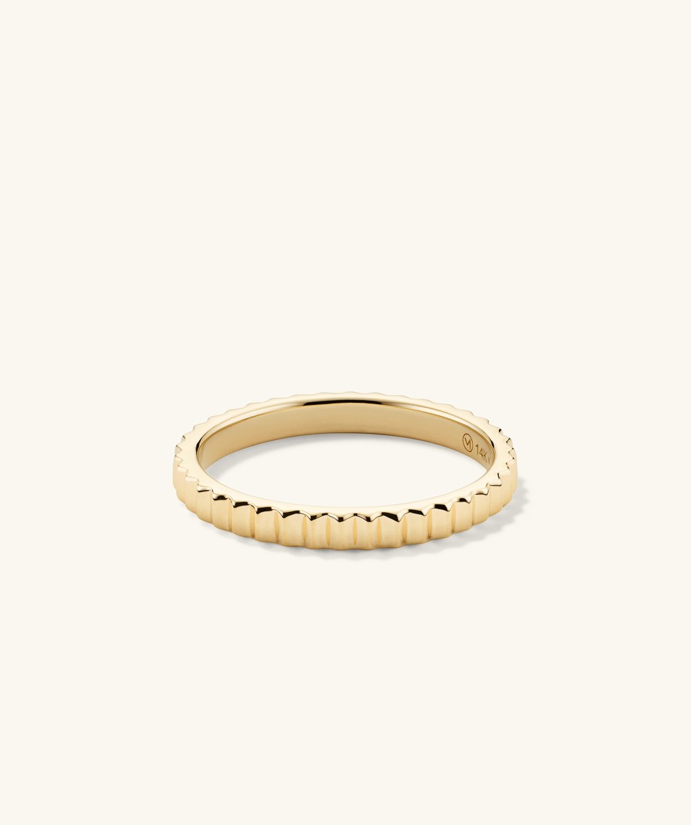 Mejuri Eternity Line Band - 14k Yellow Gold