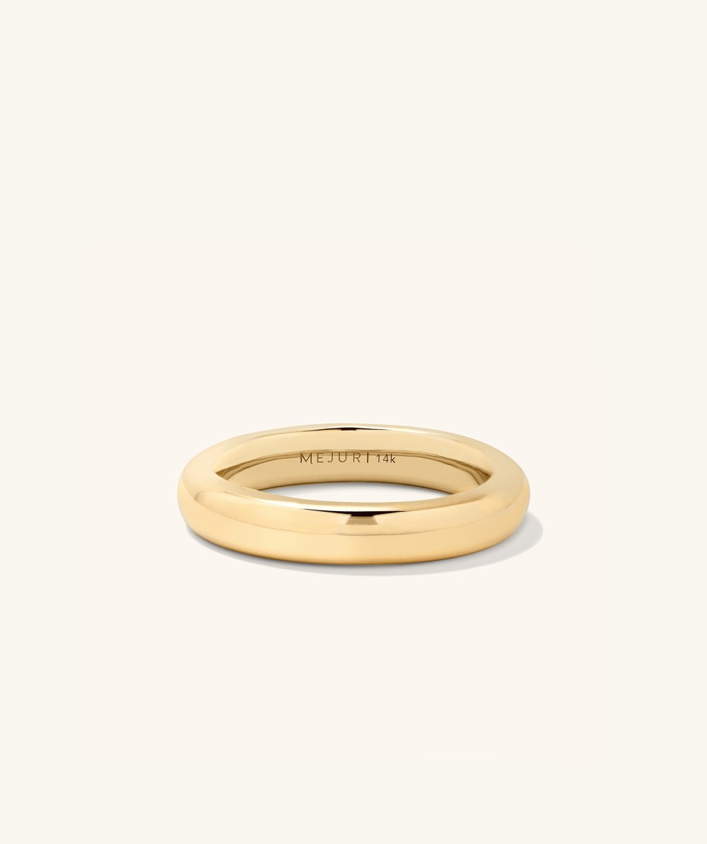 Mejuri Rise Band - 14k Yellow Gold