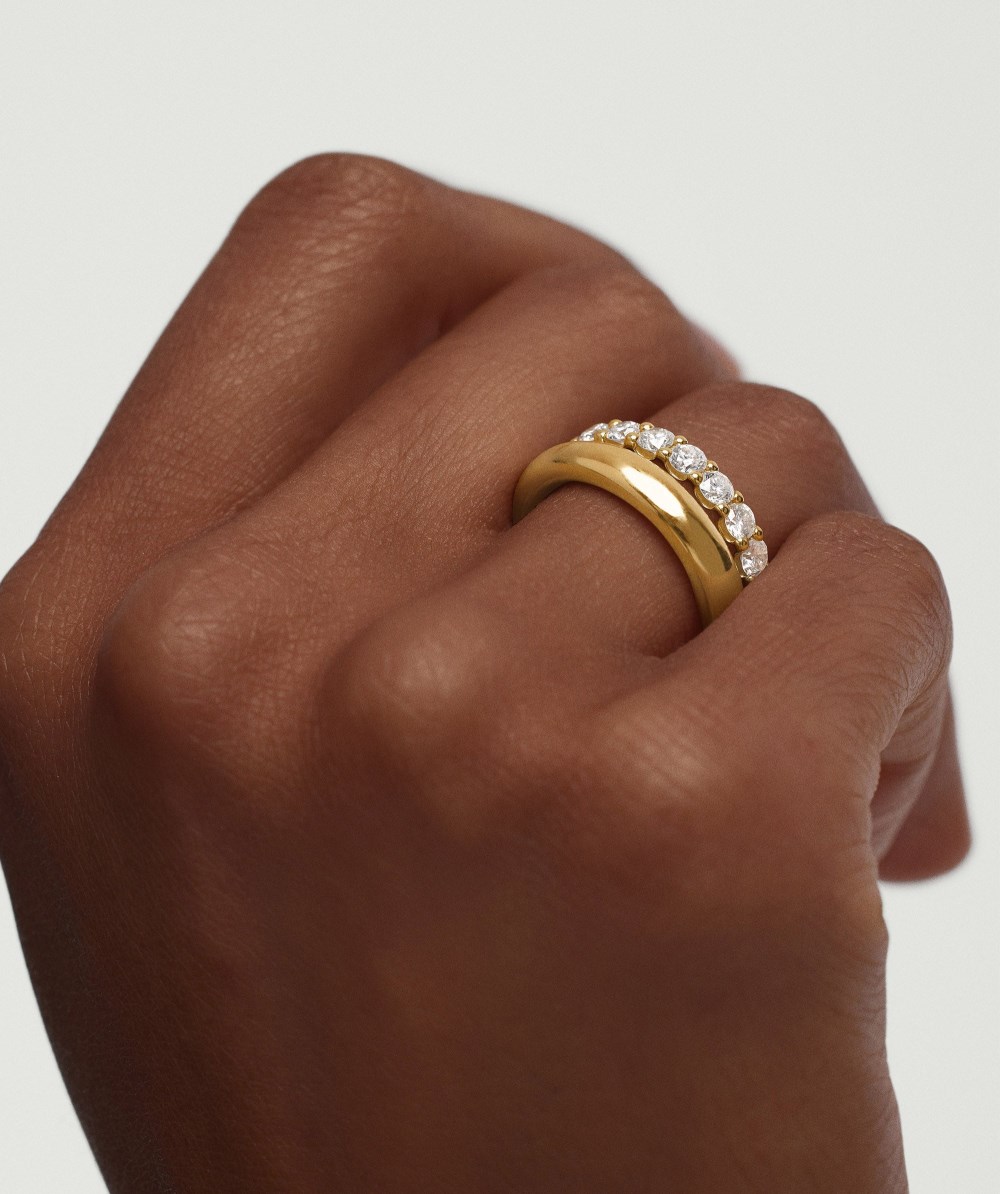 Mejuri Rise Band - 14k Yellow Gold