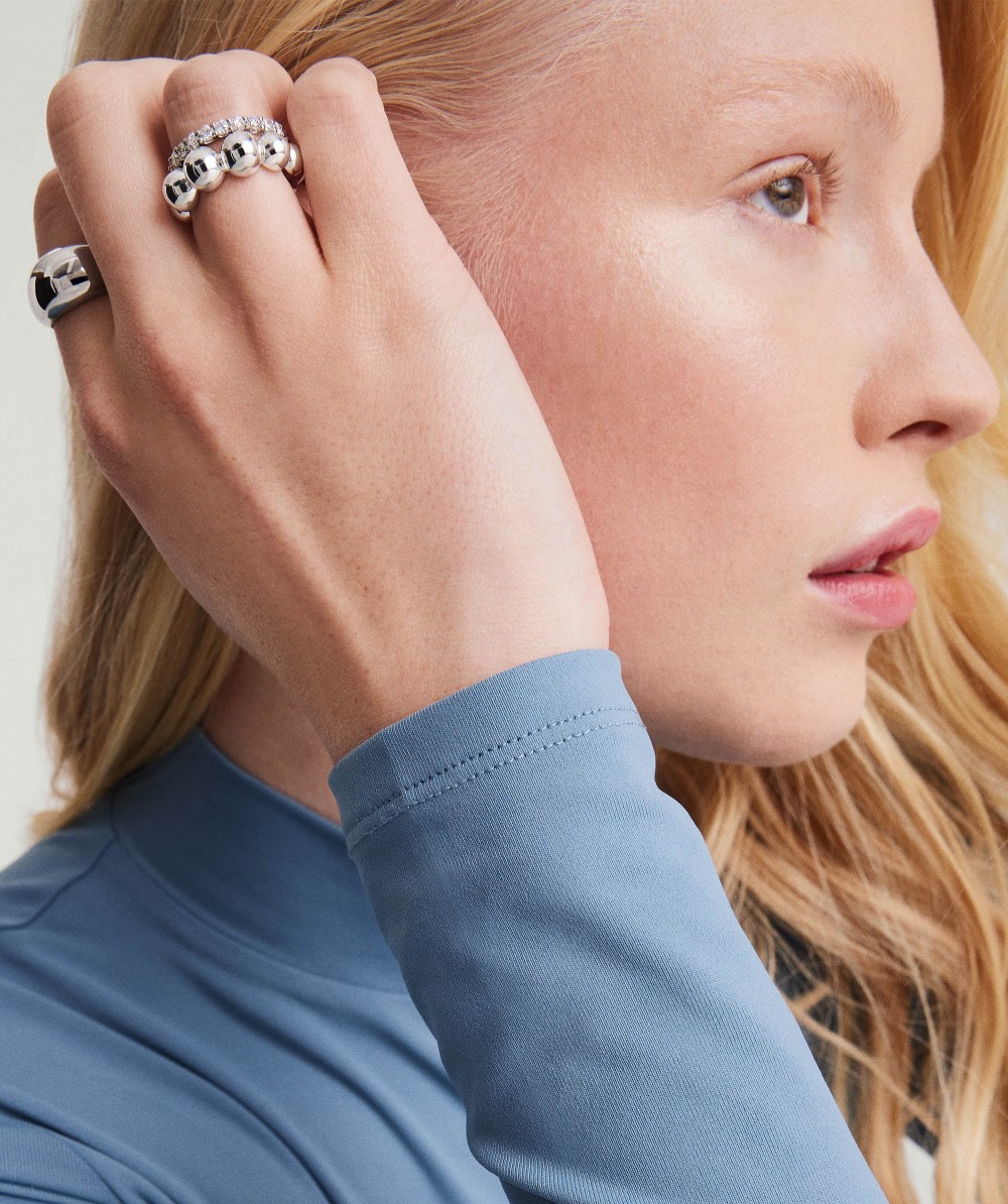 Mejuri Bubble Sphere Ring - Sterling Silver