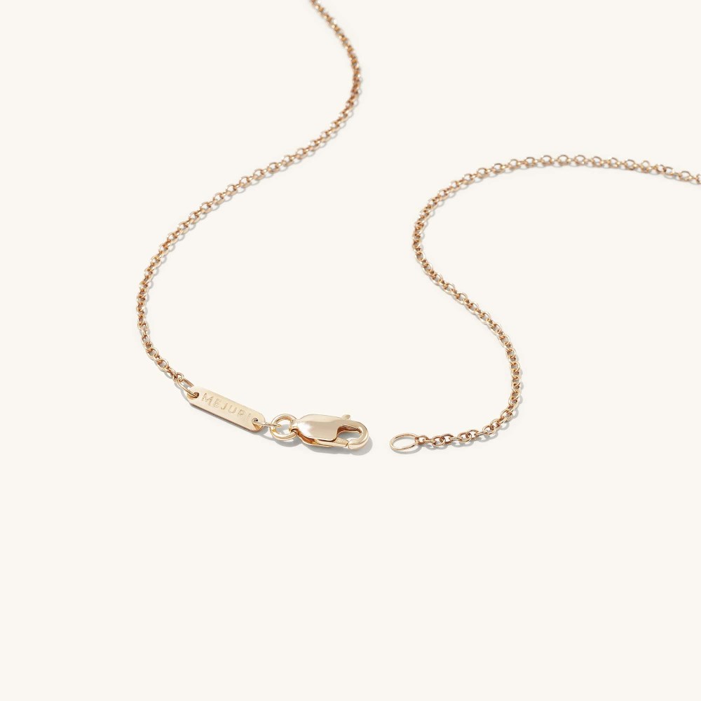 Mejuri Black Onyx Pendant Necklace - 14k Yellow Gold