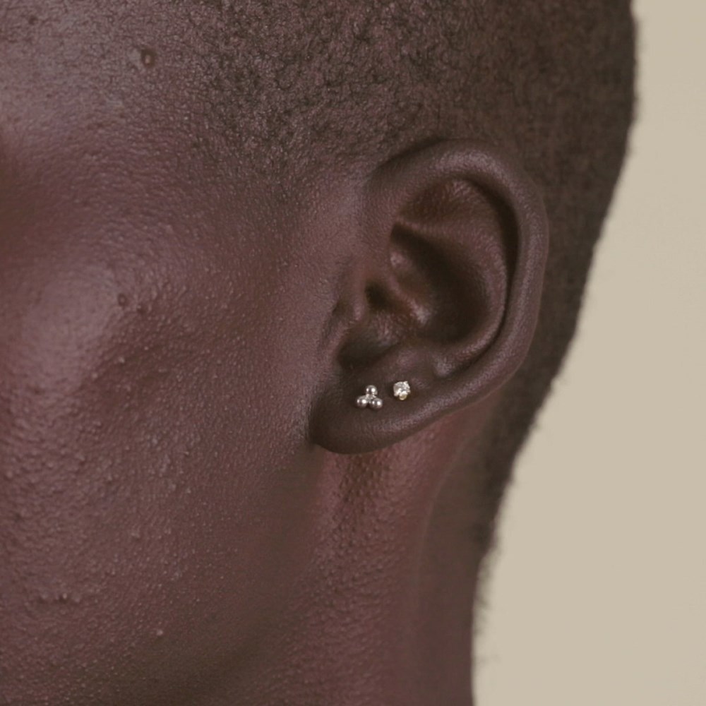 Mejuri Spheres Cluster Studs - 14k Yellow Gold