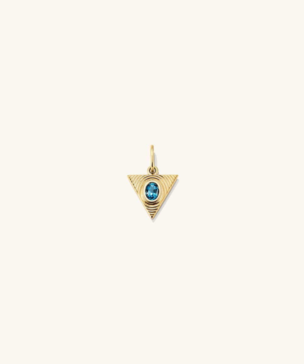 Mejuri Triangle Element Charm - 14k Yellow Gold