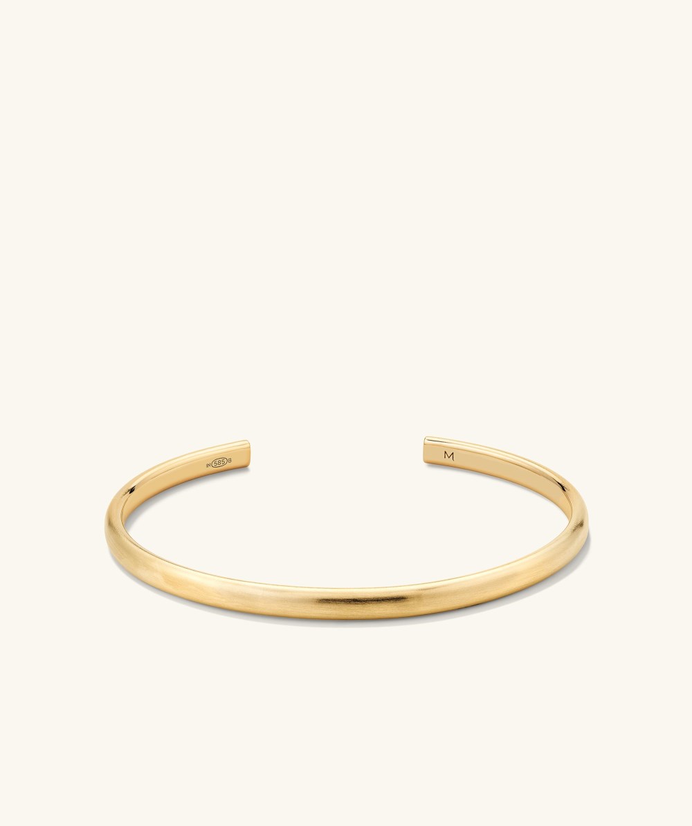 Mejuri Slim Cuff - 14k Yellow Gold