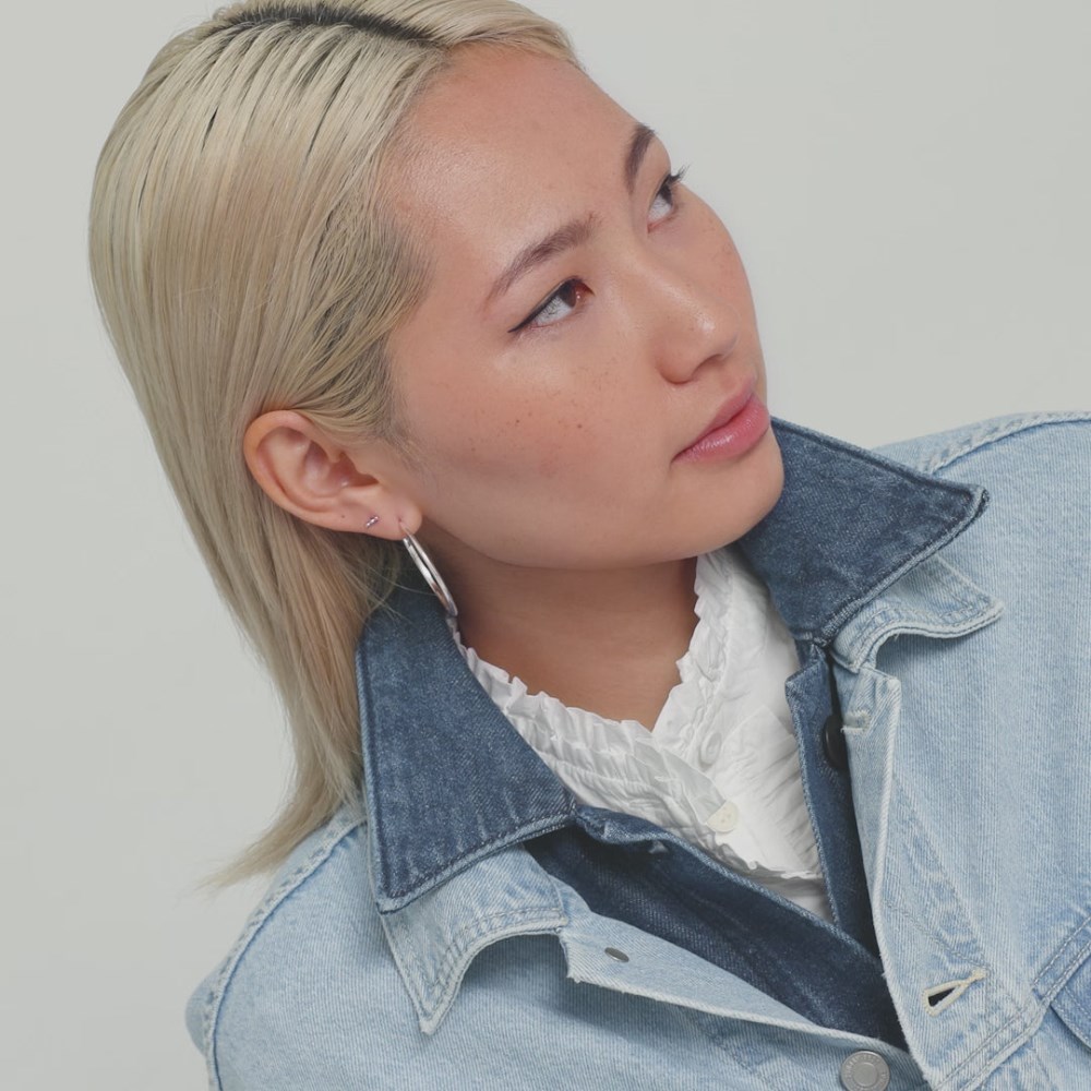 Mejuri Tube Oversized Hoops - Sterling Silver