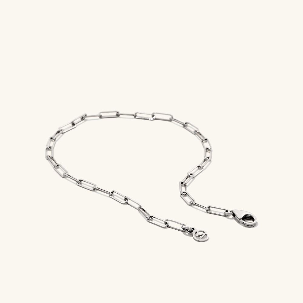 Mejuri Boyfriend Bold Bracelet - 14k White Gold