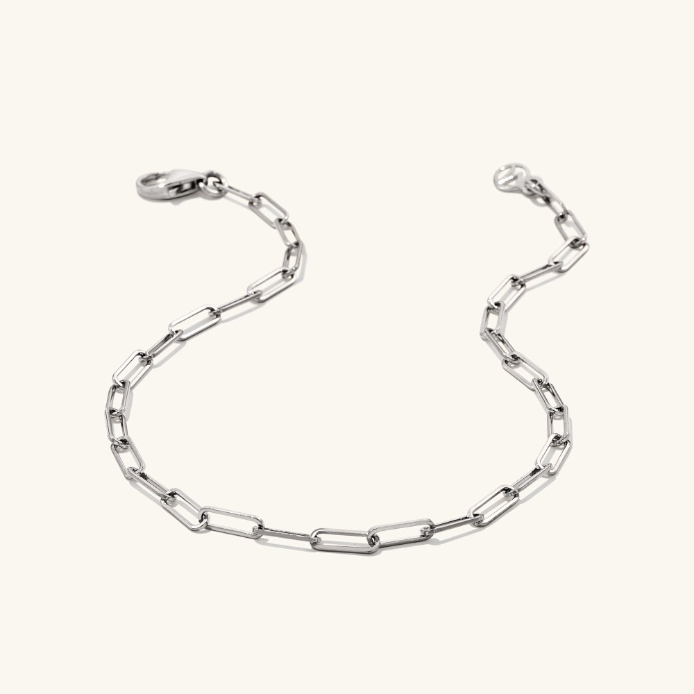 Mejuri Boyfriend Bold Bracelet - 14k White Gold
