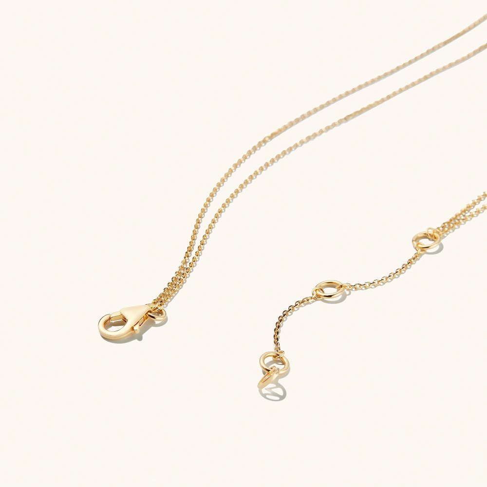 Mejuri Layered Opal Necklace - Gold Vermeil