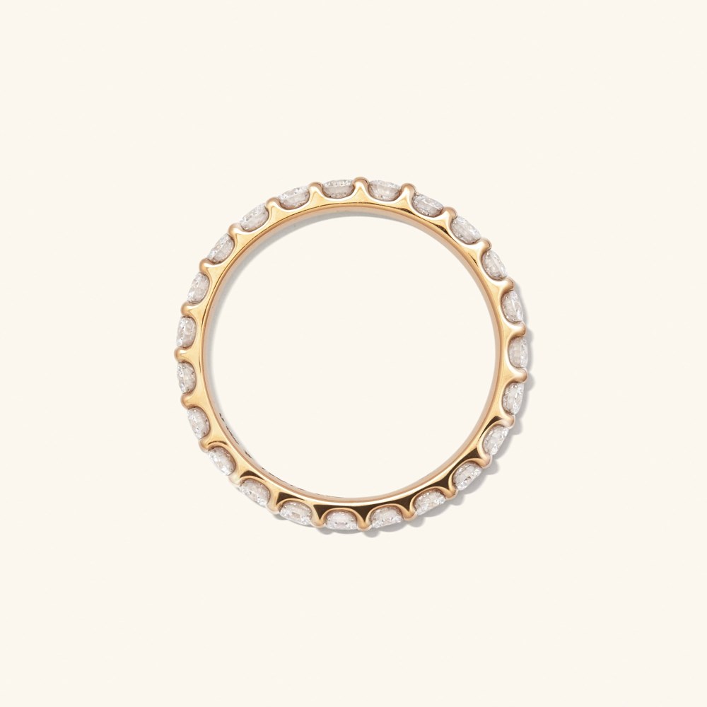 Mejuri Bold Diamond Eternity Ring - 14k Yellow Gold