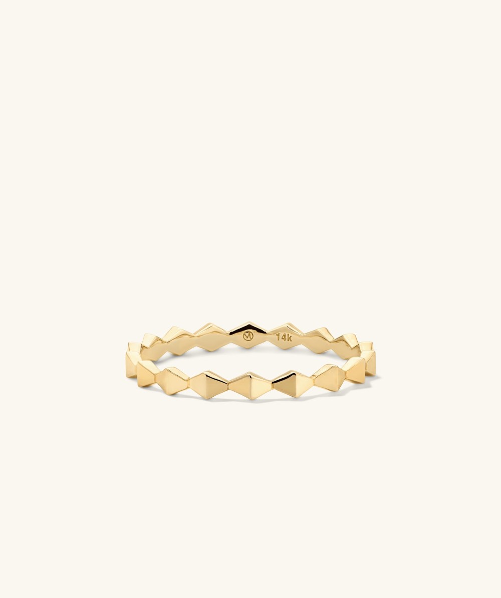 Mejuri Sculpture Ring - 14k Yellow Gold