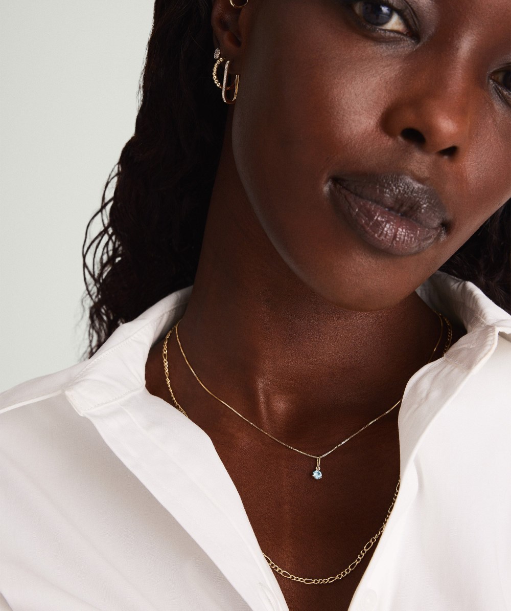 Mejuri Birthstone Charm - 14k Yellow Gold