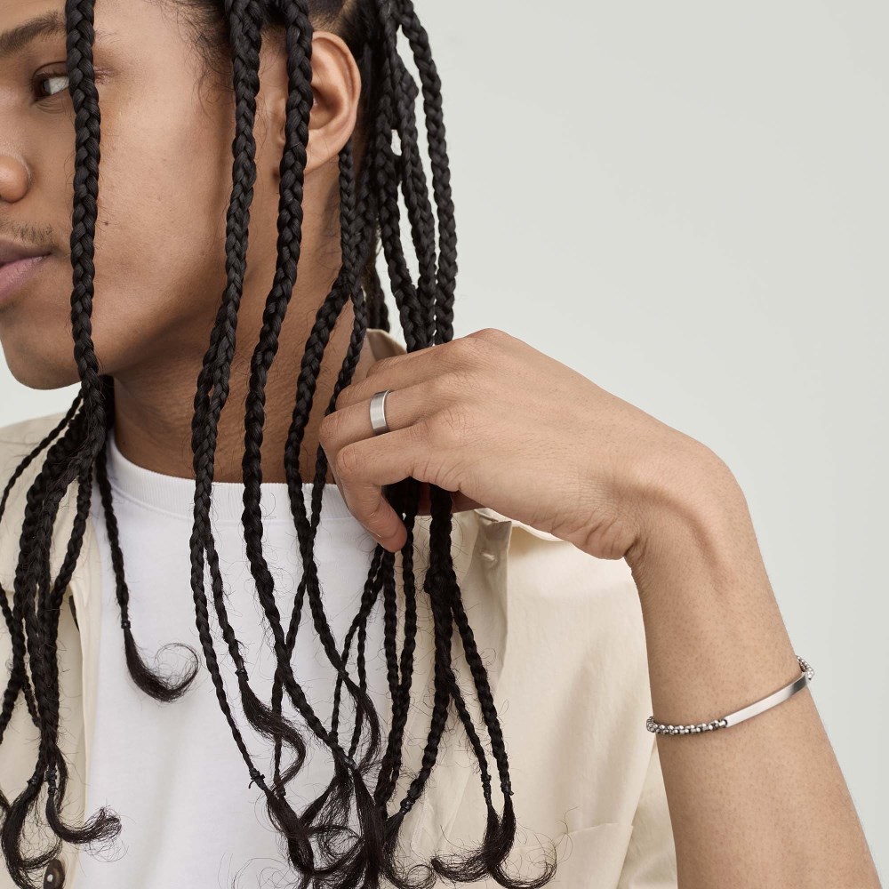 Mejuri 6mm Smooth Band - Titanium