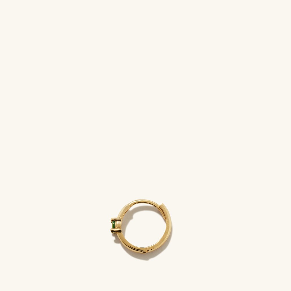 Mejuri Single Colored Mini Hoop - 14k Yellow Gold