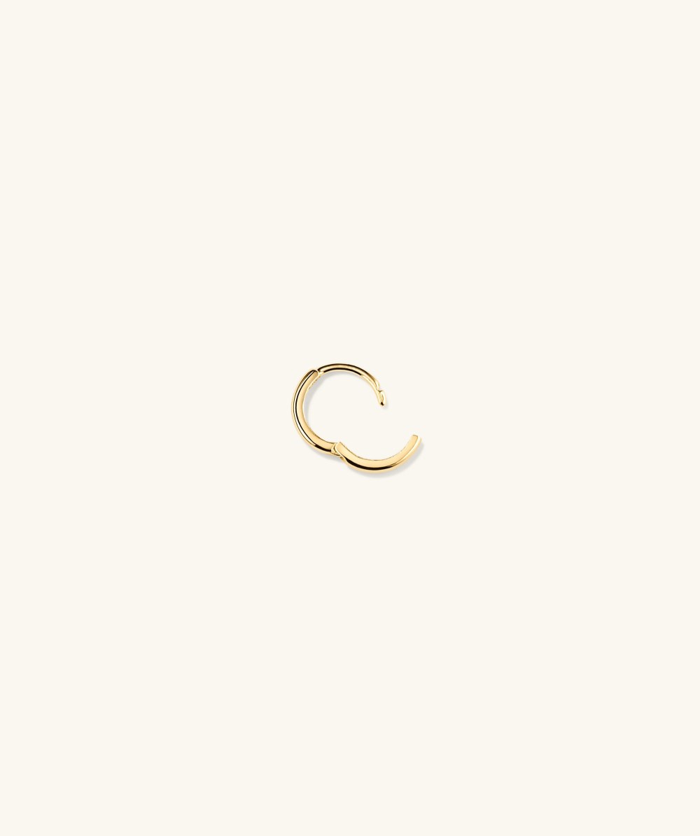 Mejuri Mini Hoop - 14k Yellow Gold