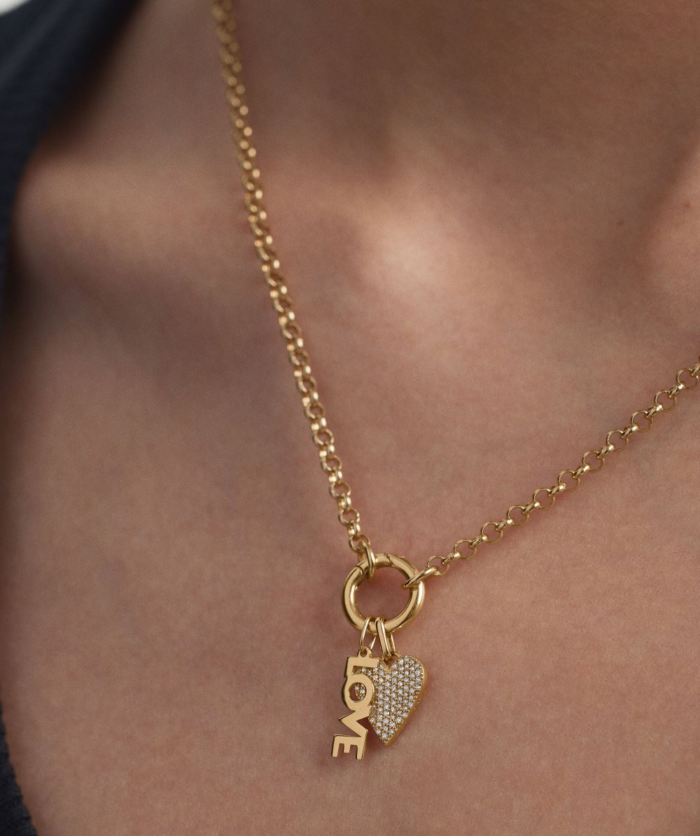 Mejuri Love Charm - 14k Yellow Gold