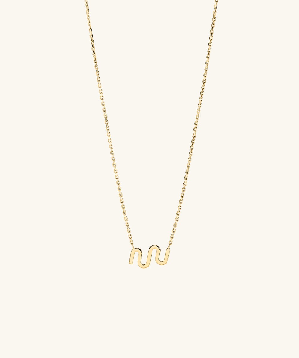Mejuri Zodiac Sign Necklace - 14k Yellow Gold