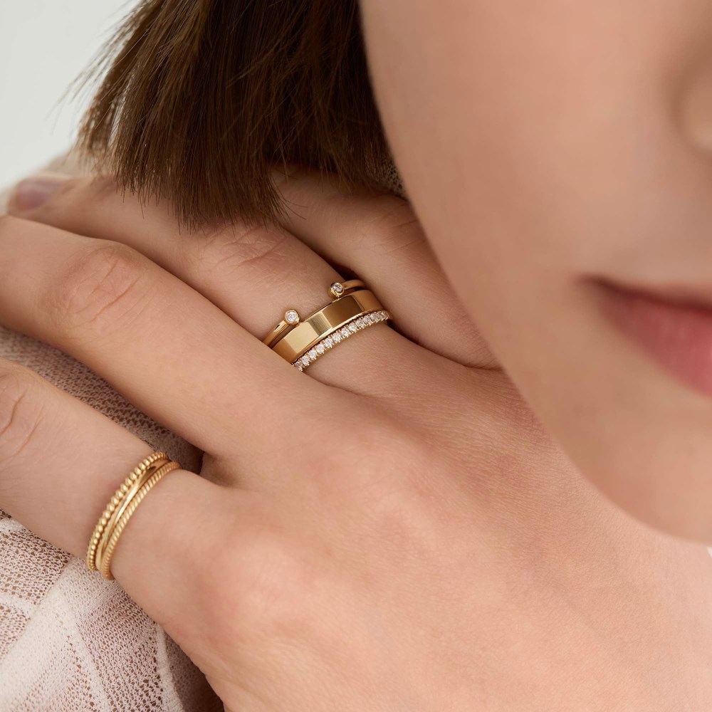 Mejuri 4mm Smooth Band - Platinum