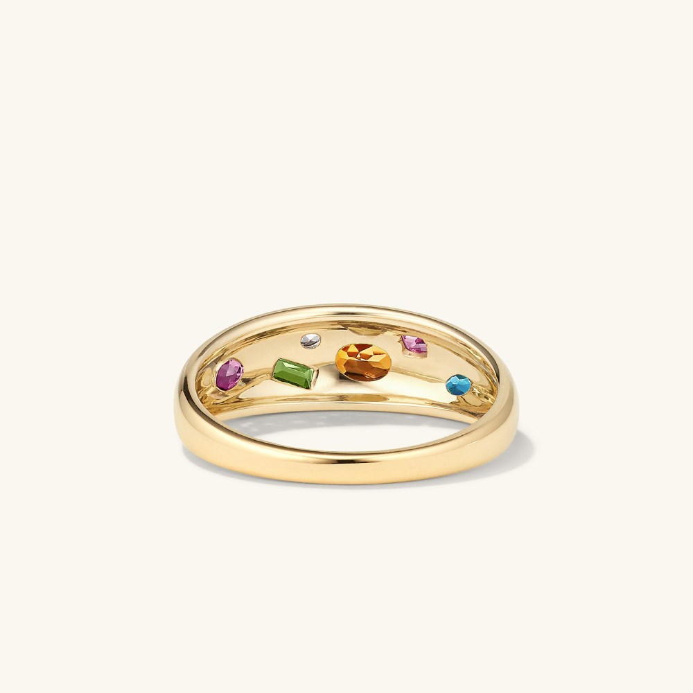 Mejuri Toronto Mosaic Dôme Ring - 14k Yellow Gold