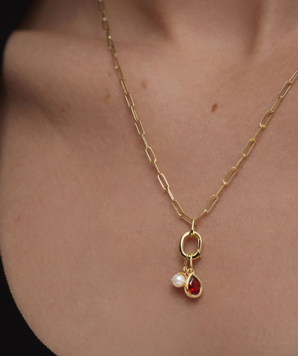 Mejuri Small Pear Pendant - 14k Yellow Gold