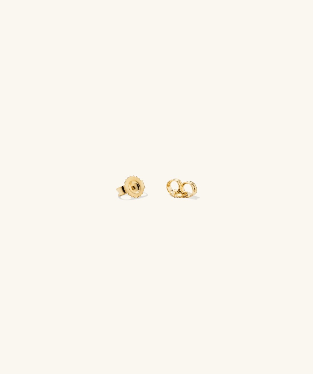 Mejuri Lab Grown Diamond Round Studs 1 TCW - 14k Yellow Gold