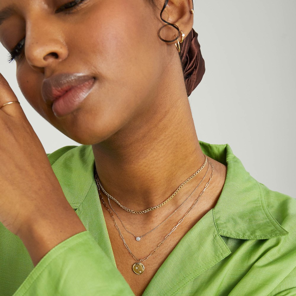 Mejuri Zodiac Charm Pendant - 14k Yellow Gold